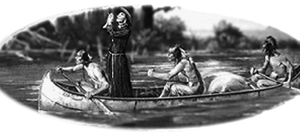 Jesuits in a Canoe