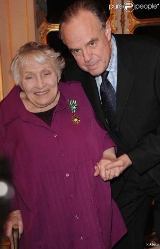 Anne Golon and Mitterand