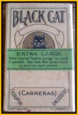 Green Stripe Black Cat Cigarettes