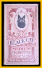 Black Cat Cigarettes Pink Packet