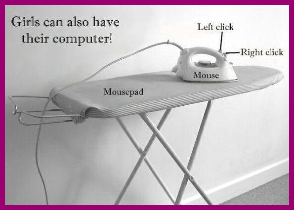 Image of an ironing board