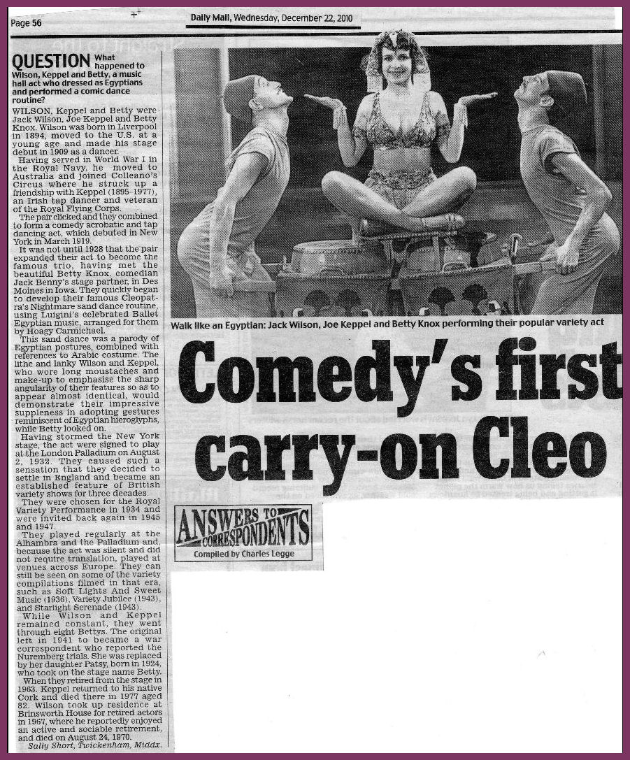 WKB Daily Mail Question and Answer