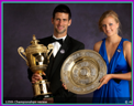 Novak and Kveta Wimbledon Champions
