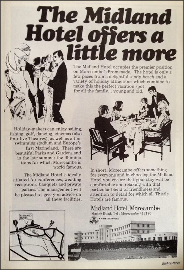 Midland Hotel 1960s advert