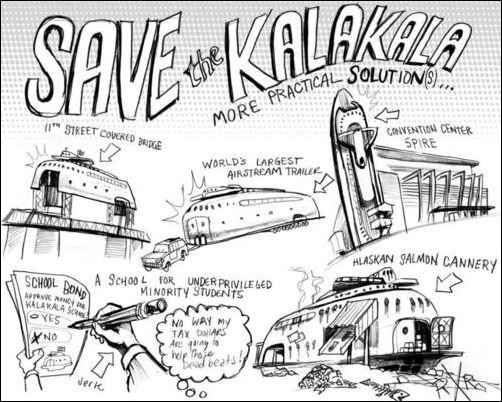 Artwork campaigning for the Kalakala