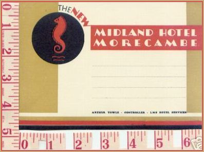 Midland Hotel Label