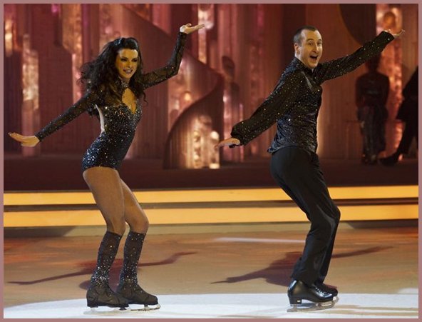 Action Shot Dancing on Ice