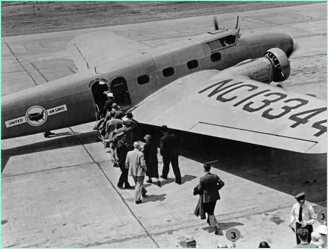 Boarding the Boeing 247