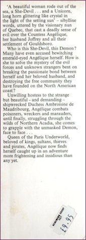 Front cover synopsis