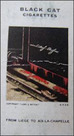 Liege to Aix-la-Chapelle - war cartoon