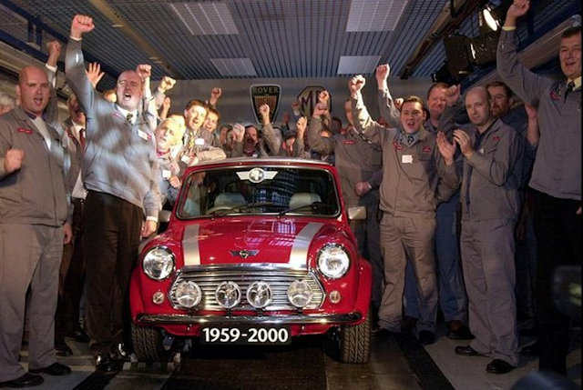 Completion of last evber Mini at Rover