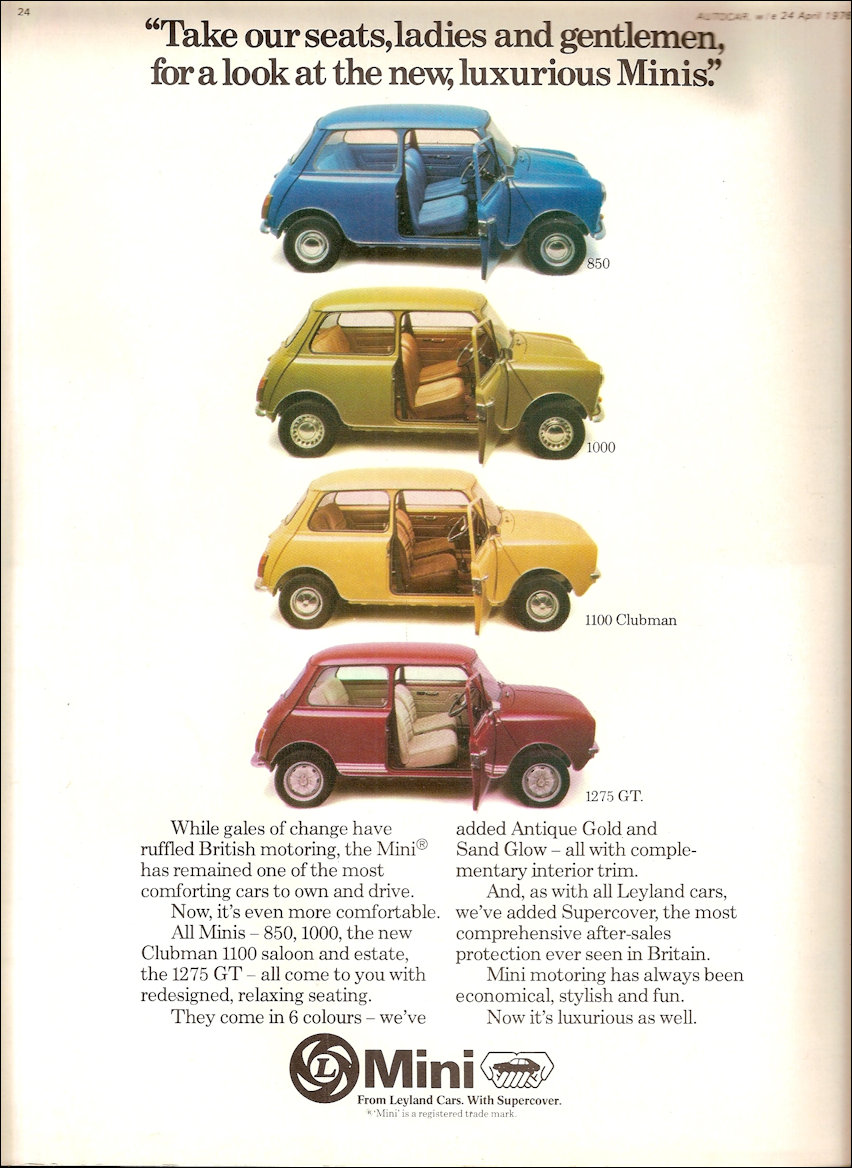 Mini Advertising 1976