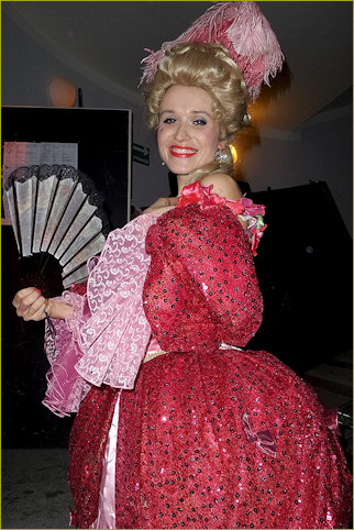 Zdenka as Montespan in the musical