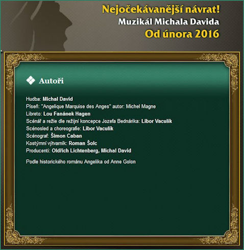 Crediting Anne Golon on programme