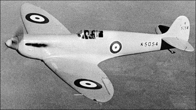 1936 inaugural flight of the Spitfire
