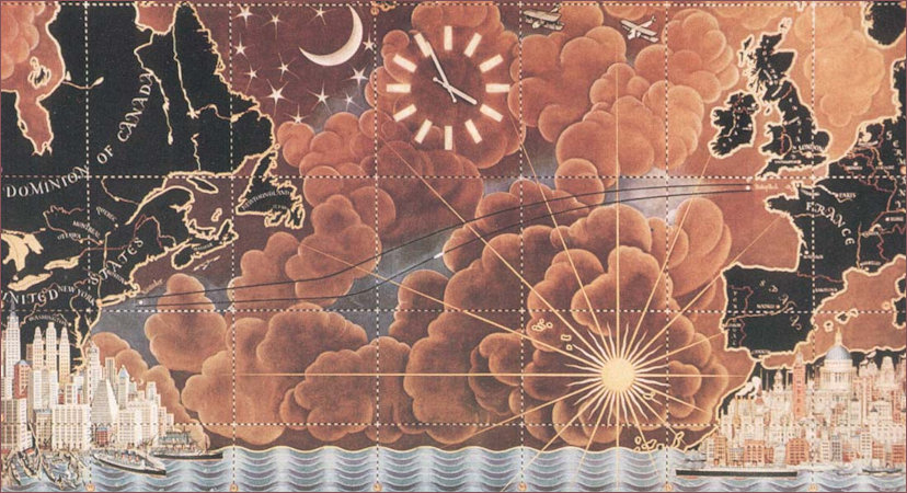 Design project for the Celestial Map by MacDonald Gill