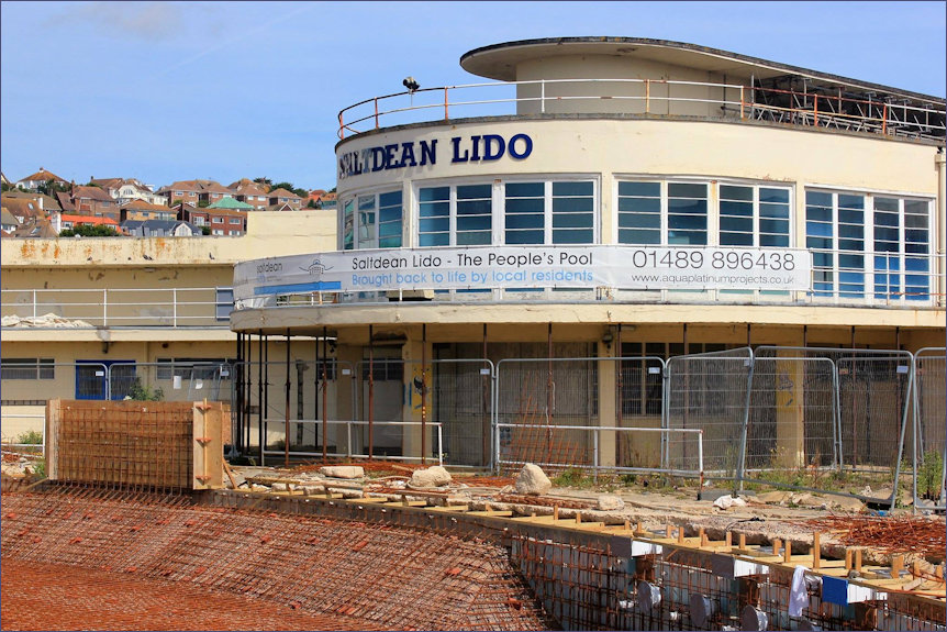 Sote construction at the Saltdean Lido