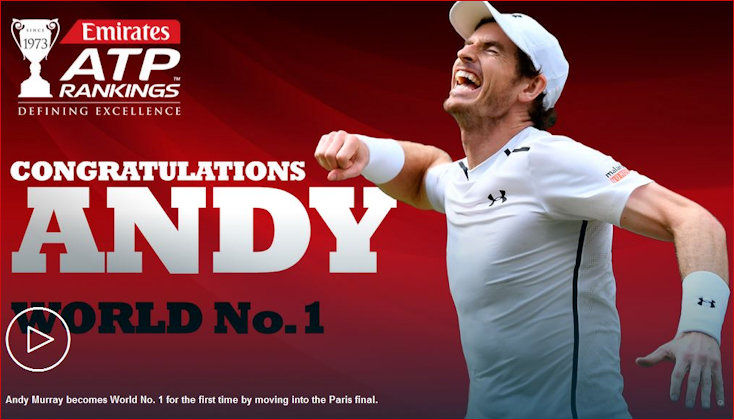 Andy Murray No. 1