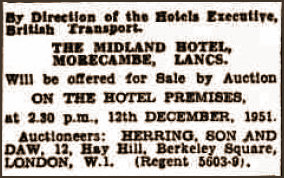 1951 Sale Notice Midland Hotel