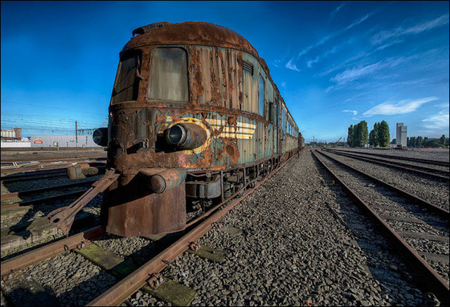 Derelict 1930s Orient Express