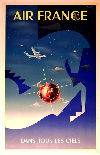 Air France poster from the period