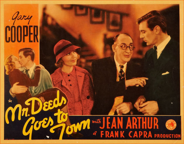 Mr Deeds goes to town film poster