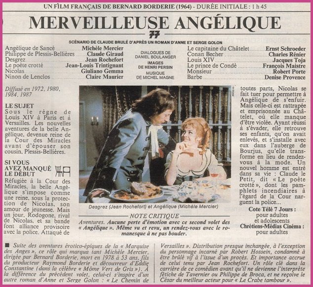 TV Programme write up  Film 2 Merveilleuse