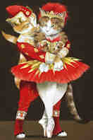 Cats in Balletic Pose
