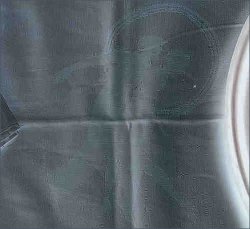 Negative of woven tablecloth design