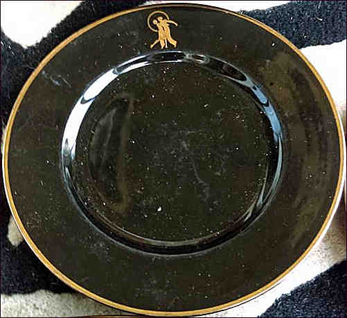 Rainbow Room Logo'd plate