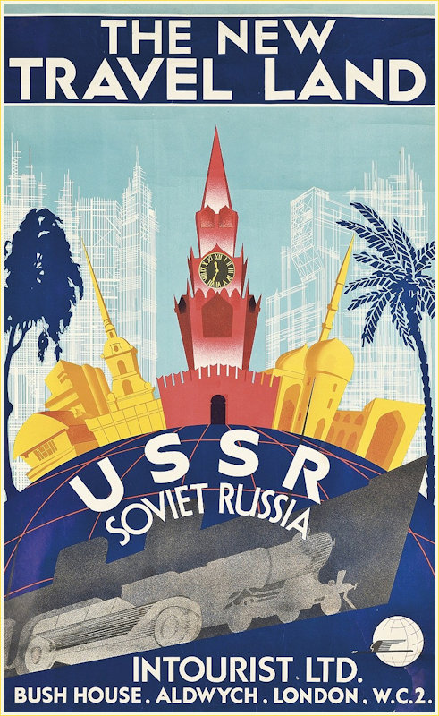 Russian Multi Travel Poster
