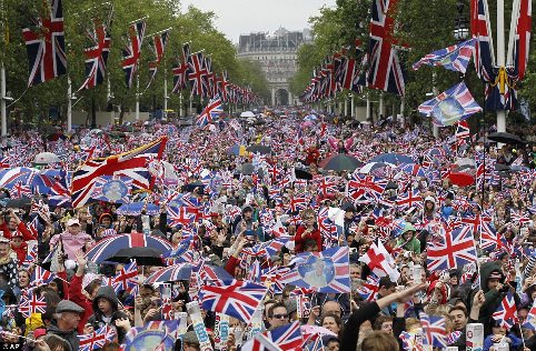 The Mall Jubilee Crowds