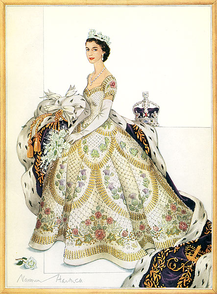 HM Coronation Dress Hartnell