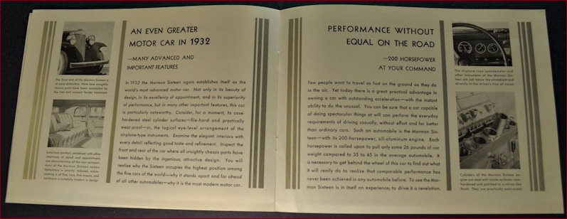 Catalogue entry for the Marmon 1932