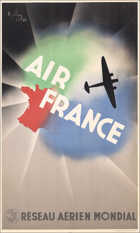 Air France designed by Albert Solon