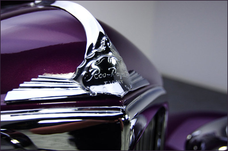 The Reo Royale bonnet badge