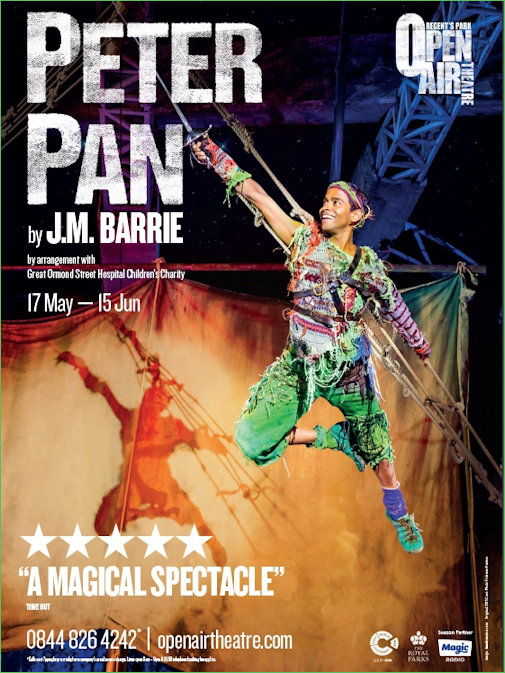 Peter Pan Poster for the Open Air Theatre