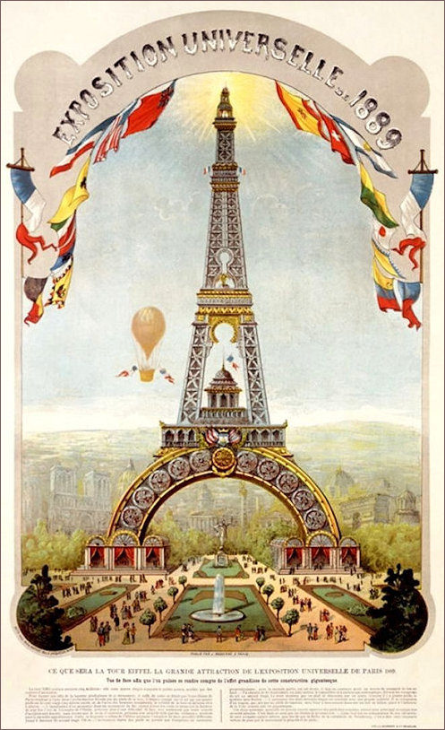 Poster for the 1889 Expo