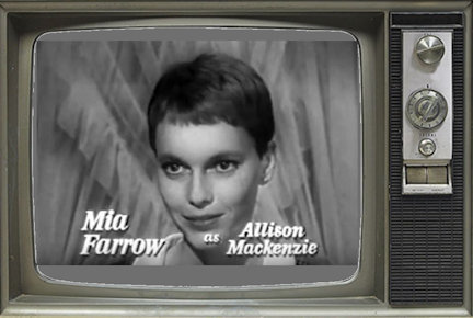 Mia Farrow as Allison Mackenzie with new haircut