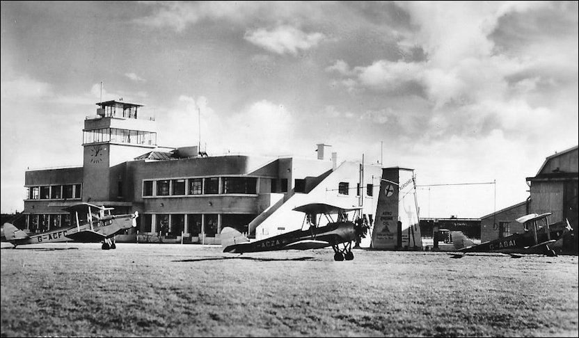 Shoreham Airport and bi-planes
