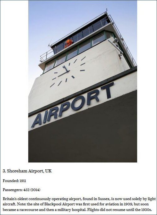 Shoreham Airport narrative