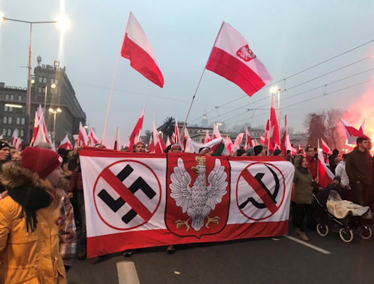 Matthew Schmitz on Twitter Probably the best banner at the Poland independence march