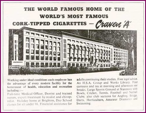 Craven A newspaper ad