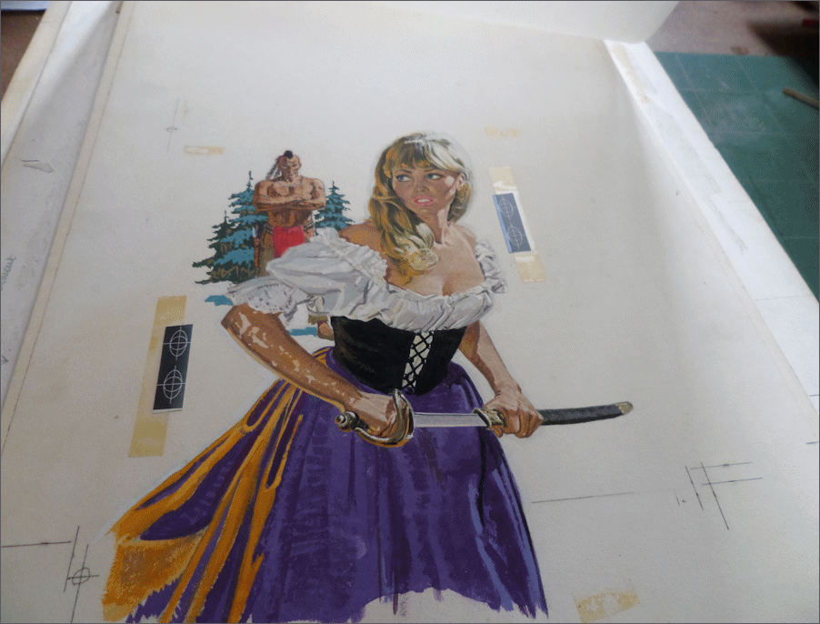 Orange Countess illustration by Hans Helweg