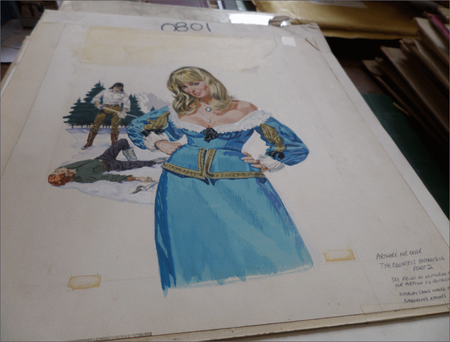 Purple Countess illustration by Hans Helweg