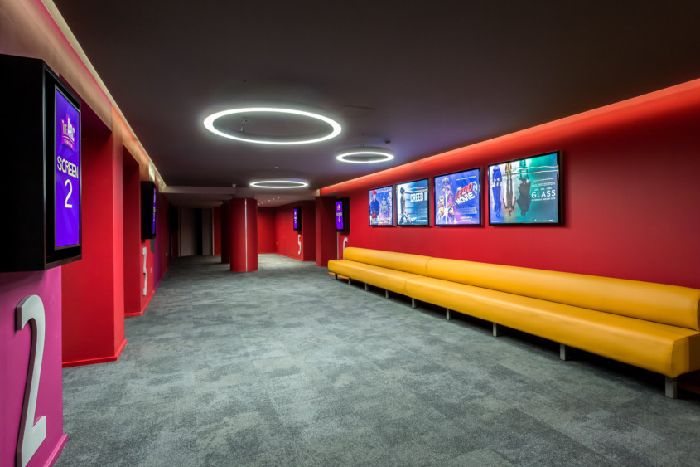 Fururistic view of the refurbishments at the Byron Cinema