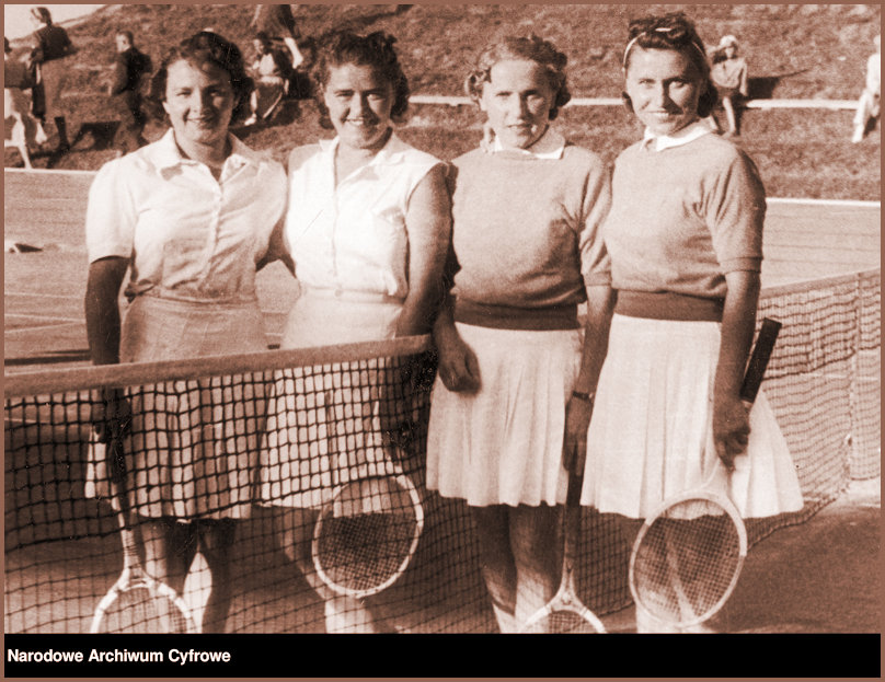 JJ and her doubles partner and opponents Torun Poland 1939