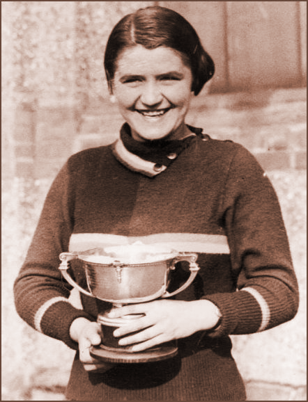 JJ with trophy in 1933
