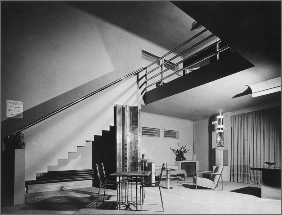 Tamara de Lempicka's Living Area 1929