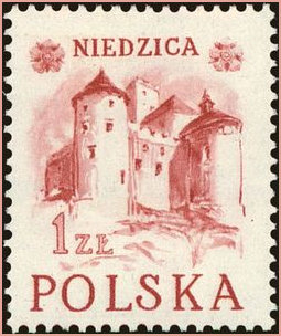 Niedzice Castle 1952 Stamp